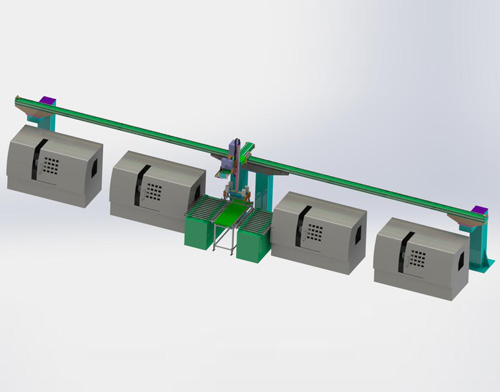 數(shù)控車床上下料機(jī)械手